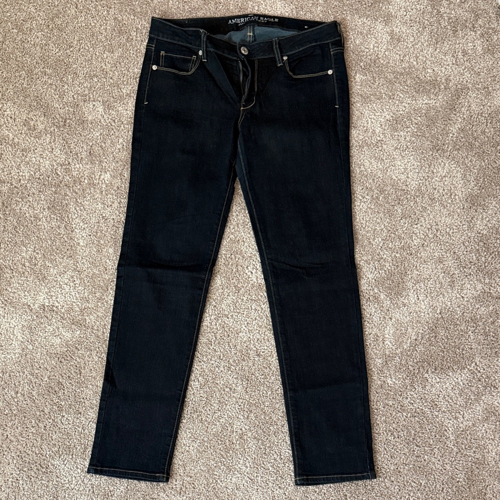American Eagle Outfitters Women's Dark Skinny Jeans